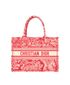 Christian Dior Medium Book Tote, &pound;1,900, Handbags, Red/White, Canvas, Front view